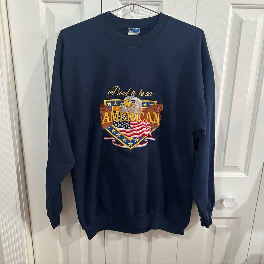 Vintage Proud to be an American Crewneck
